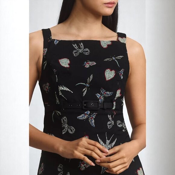 Anthropologie Black Mini Dress Elegant and Versatile Size 8 - Picture 3 of 16